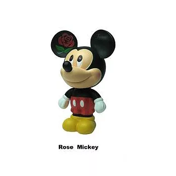 《迪士尼》米奇造型公仔 Mickey x Kenny系列 玫瑰版---3Mix出品(香港原裝)