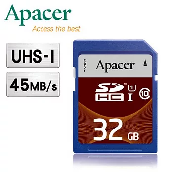 Apacer 宇瞻 32G SDHC UHS-I Class10 記憶卡