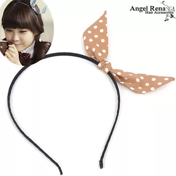 【Angel Rena】韓國人氣廣告麻豆兔耳朵髮箍-裸膚色系