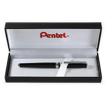 【Pentel】K611A高級不鏽鋼鋼珠筆深穩黑