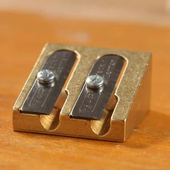 M+R德國黃銅楔型削筆器(雙孔)