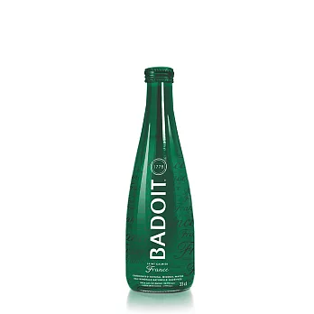 【BADOIT波多】天然氣泡礦泉水(330ml/20入/Glass)