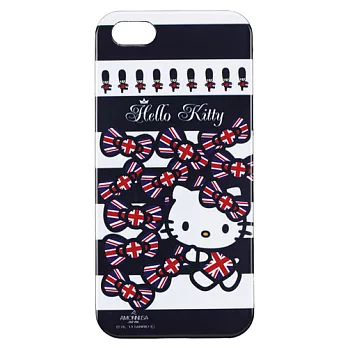 SANRIO HelloKitty×AMONNLISA 時尚英倫風 iPhone5保護殼