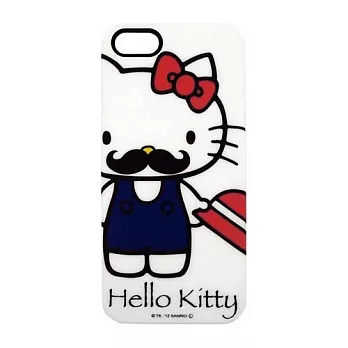 SANRIO HELLO KITTY翹鬍子系列 iPhone5保護殼