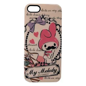 SANRIO 美樂蒂翹鬍子系列 iPhone5保護殼(法式時尚)