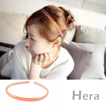 韓國【Hera】飾品 花漾糖果色造型髮箍(六色-粉嫩橘)