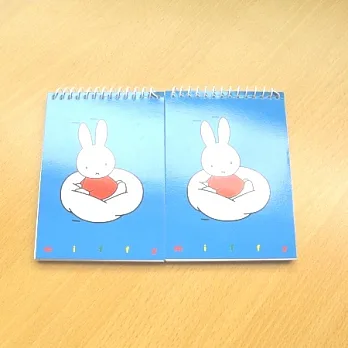 米飛miffy 線圈筆記本(前藍後黃)-2入