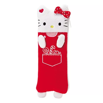 SANRIO HELLO KITTY造型細長絨毛筆袋