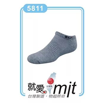 ELF 竹炭束底船形運動除臭襪- 黑/深灰/淺灰/白(灰底) 共6雙入 (5811)