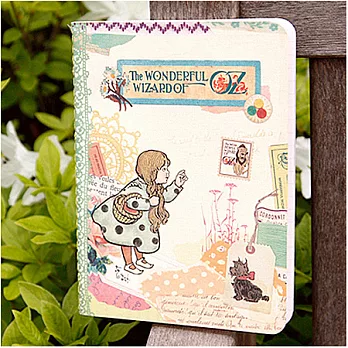 Vintage 條紋筆記本(M)-桃樂絲oz