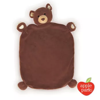 【 美國 Apple Park 】有機棉安撫巾彌月禮盒 - 小熊