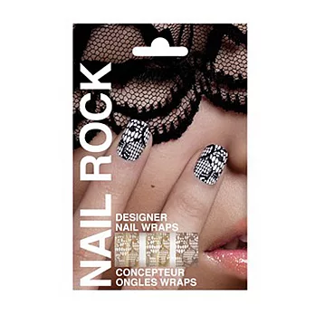 Nail Rock 魔幻美甲貼- 金屬蕾絲