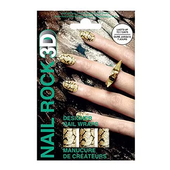 Nail Rock魔幻美甲貼-3D閃爍金