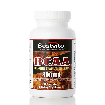 美國Bestvite BCAA支鏈胺基酸膠囊(90顆)
