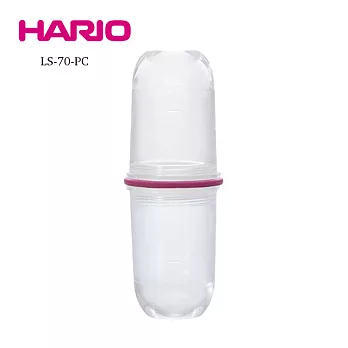 HARIO 拿鐵奶泡粉紅雪克杯70ml LS-70-PC