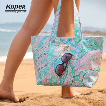 KOPER【繽紛趣】愛麗絲側肩袋(A4)湖水綠