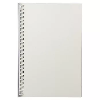 [MUJI 無印良品]PP封面活頁可書寫相本/A4.15頁.白