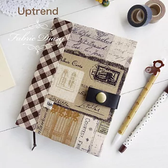 Uptrend Fabric Diary 布手帳-In Paris / Espresso