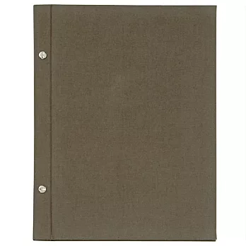 [MUJI 無印良品]棉麻自黏活頁相本/A4.10頁.棕