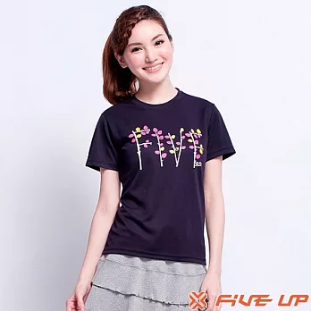 【FIVE UP】甜蜜春舞吸排圓領Tee-女(深情紫)S深情紫-S