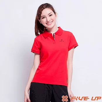 【FIVE UP】雅致純色POLO衫-女(俏桃紅)S俏桃紅-S