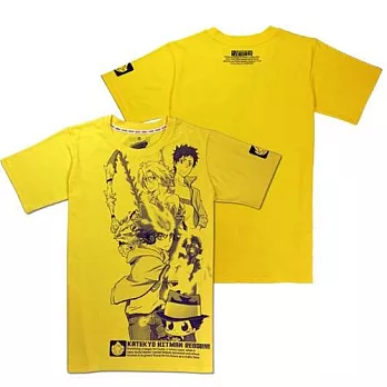 家庭教師-潮流T-shirt(綜合)L黃色