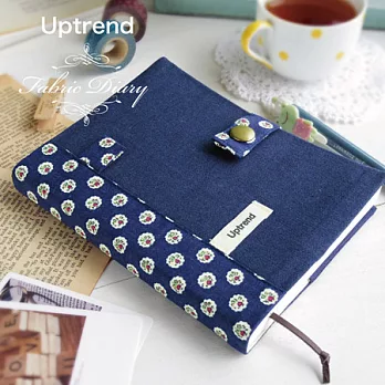 Uptrend Fabric Diary 布手帳-園丁集˙藍色橫笛