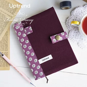 Uptrend Fabric Diary 布手帳-園丁集˙紫色夏日