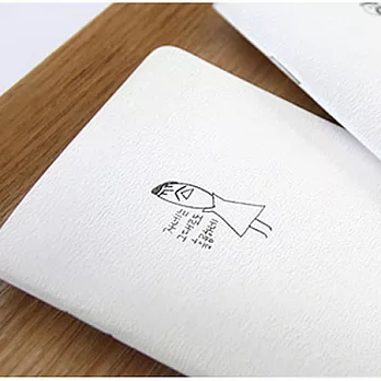 Todac B7條紋筆記本-八字鬍