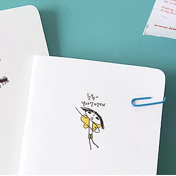 Todac B7條紋筆記本-花樣女孩