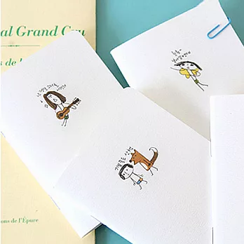 Todac B7條紋筆記本-哼唱