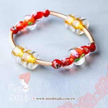 【Miss Beads】手作生活-DIY串珠手鍊-《仲夏之夢》*緋紅緋紅