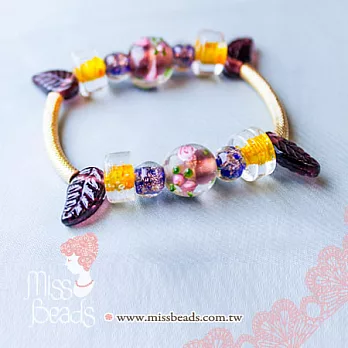 【Miss Beads】手作生活-DIY串珠手鍊-《天使之戀》*紫金紫金