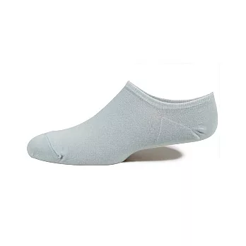 【 PuloG 】純棉細針隱形裸襪-M-粉藍