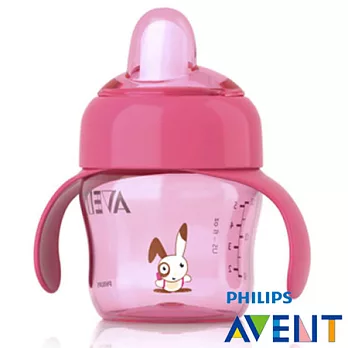 PHILIPS【AVENT新安怡】QQ兔防漏水杯(200ml/7oz)粉