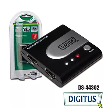 曜兆DIGITUS HDMI 二進一出切換器-DS-44302