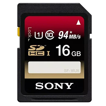 SONY SDHC UHS-I Class10 94MB/s 16G 記憶卡(公司貨)