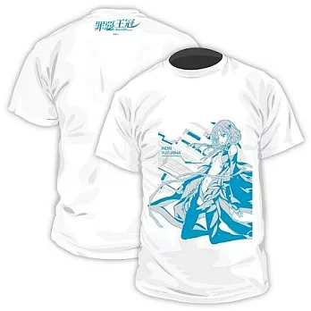 罪惡王冠-T恤(XL)-灰藍線條