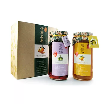 阿金姐-兩入組禮盒(香桔汁+紫蘇梅 550g/2入)