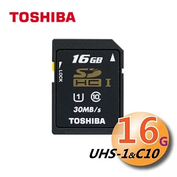 TOSHIBA 東芝 16GB UHS-I SDHC/SDXC class10 高速記憶卡