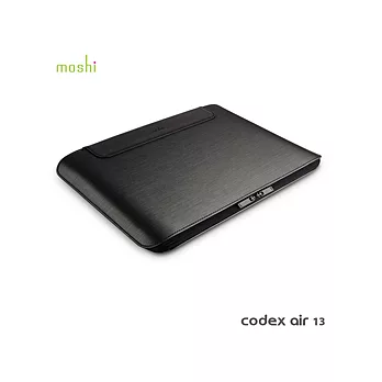 moshi Codex Air 13 可攜式電腦防震包金屬黑