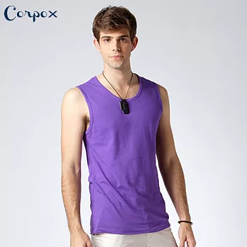 【Corpo X】男款持續涼感背心XL紫