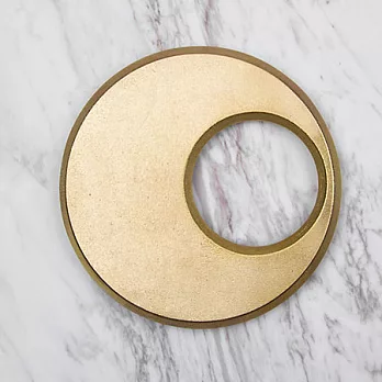 FUTAGAMI 銅鑄鍋墊 月 Brass Trivet - TSUKI