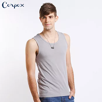 【Corpo X】男款持續涼感背心XL灰