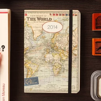 Cavallini_2014週誌(World Map)