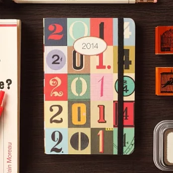 Cavallini_2014週誌(Vintage Numbers)