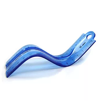 【ABEL】彎折軟尺15cm(藍色)