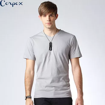 【Corpo X】男款持續涼感T恤S灰