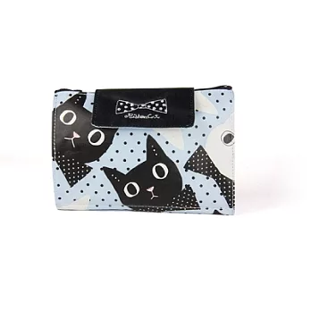 Noafamily,諾亞蝴蝶結 Cat 化粧包_BL(12下)