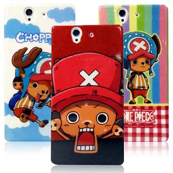 OneMagic SONY Xperia Z 航海王保護殼 喬巴款-櫻花嗨嗨喬巴